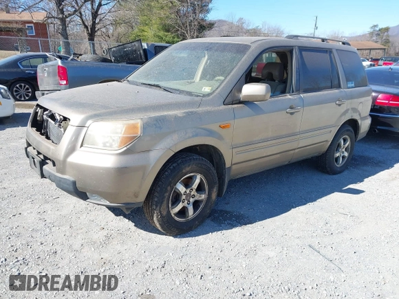 2008 Honda Pilot EX-L with VIN 5FNYF18778B052859, listed as a IAAI auction lot 41695095 with 249,207 mi miles and . Bid and sale history available at DreamBid. Image 2.