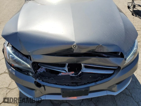 2018 Mercedes-Benz C 300 with VIN 55SWF4JB3JU280093, listed as a Copart auction lot 64334245 with 65,251 mi miles and Salvage title. Bid and sale history available at DreamBid. Image 11.