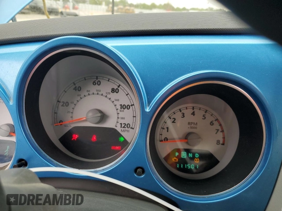 2008 Chrysler PT Cruiser with VIN 3A8FY48B38T113982, listed as a Copart auction lot 53554315 with 111,501 mi miles and Salvage title. Bid and sale history available at DreamBid. Image 9.