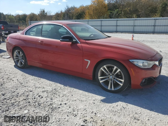 2014 BMW 4 Series 428i with VIN WBA3V7C5XEJ873364, listed as a Copart auction lot 72548134 with 63,969 mi miles and Salvage title. Bid and sale history available at DreamBid. Image 4.