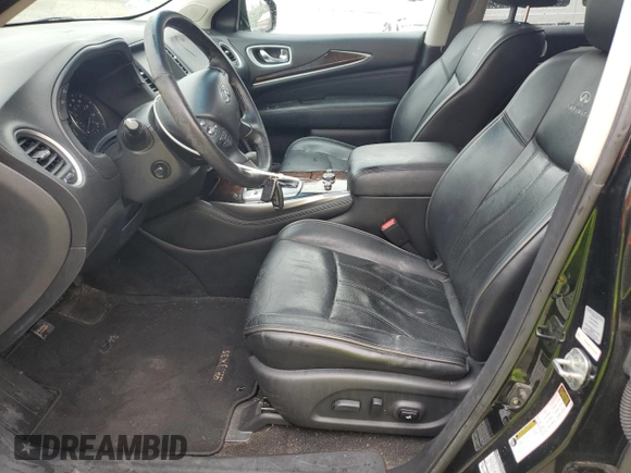 2013 Infiniti JX35 with VIN 5N1AL0MM3DC341546, listed as a Copart auction lot 55587155 with 128,846 mi miles and Clean Title. Bid and sale history available at DreamBid. Image 7.