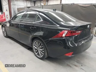 2015 Lexus IS 250 with VIN JTHCF1D25F5025063, listed as a IAAI auction lot 42727110 with 74,056 mi miles and . Bid and sale history available at DreamBid. Image 3.