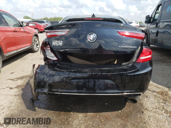 2017 Buick LaCrosse Essence with VIN 1G4ZP5SS2HU166924, listed as a Copart auction lot 68248984 with 107,384 mi miles and Salvage Title. Bid and sale history available at carsss.com. Image 6.