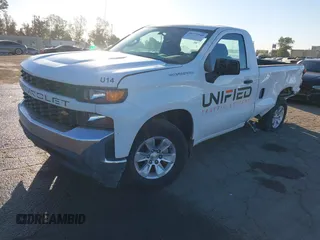 2020 Chevrolet Silverado 1500 Work Truck with VIN 3GCNWAEFXLG266603, listed as a IAAI auction lot 40771640 with 95,746 mi miles. Bid and sale history available at carsss.com. Image 19.