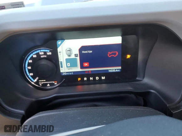 2023 Ford Bronco with VIN 1FMEE5DP0PLC10002, listed as a Copart auction lot 57272555 with 14,035 mi miles and Salvage title. Bid and sale history available at DreamBid. Image 9.