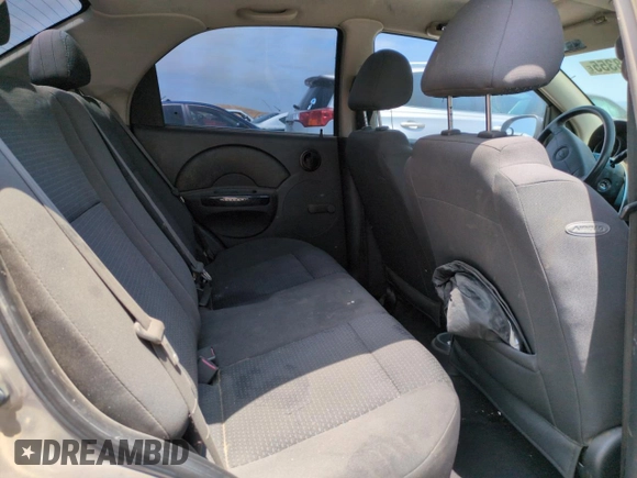 2006 Chevrolet Aveo LS with VIN KL1TD56666B540466, listed as a Copart auction lot 60418355 with 252,838 mi miles and Salvage title. Bid and sale history available at DreamBid. Image 10.