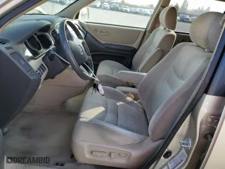 2001 Toyota Highlander with VIN JTEGF21A210021848, listed as a Copart auction lot 43208535 with 161,563 mi miles and Salvage Title. Bid and sale history available at carsss.com. Image 7.