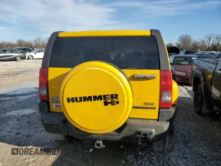 2007 Hummer H3 SUV with VIN 5GTDN13EX78196906, listed as a Copart auction lot 84805334 with 224,002 mi miles and Salvage Title. Bid and sale history available at DreamBid. Image 6.
