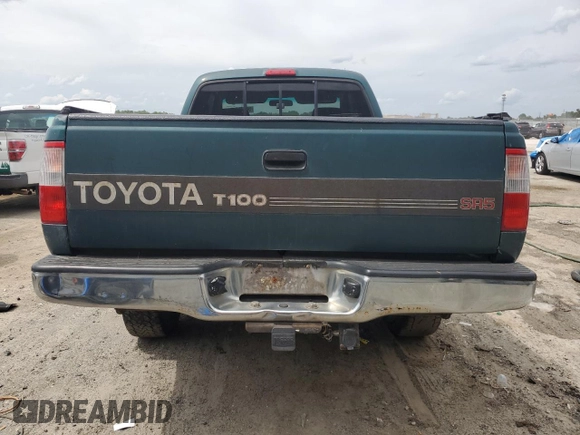 1997 Toyota T100 SR5 z VIN JT4UN24D4V0037751, wystawiony jako Copart lot #58940575 z przebiegiem 225 109 mil mil oraz Czysty tytuł • Clean title. Historia ofert i sprzedaży dostępna na DreamBid. Obrazek 6.