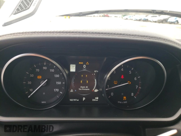 2016 Land Rover Range Rover Sport SE with VIN SALWG2VF2GA553843, listed as a Copart auction lot 56720845 with 102,197 mi miles and Salvage title. Bid and sale history available at DreamBid. Image 9.