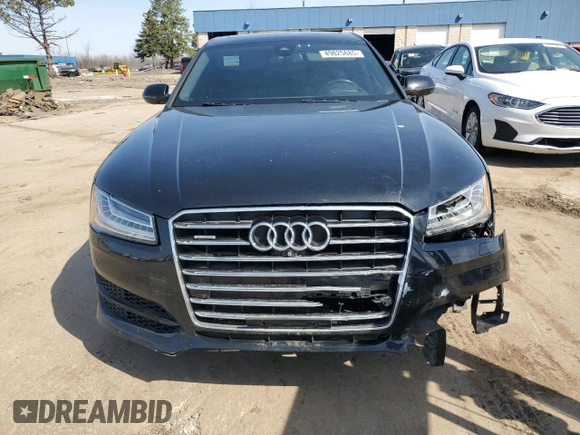 2017 Audi A8 z VIN WAU44AFD6HN009450, wystawiony jako Copart lot #49825685 z przebiegiem 72 849 mil mil oraz Tytuł czysty. Historia ofert i sprzedaży dostępna na DreamBid. Obrazek 5.