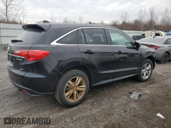 2015 Acura RDX Tech Pkg with VIN 5J8TB4H53FL016152, listed as a Copart auction lot 87653105 with 117,478 mi miles and Salvage Title. Bid and sale history available at carsss.com. Image 3.