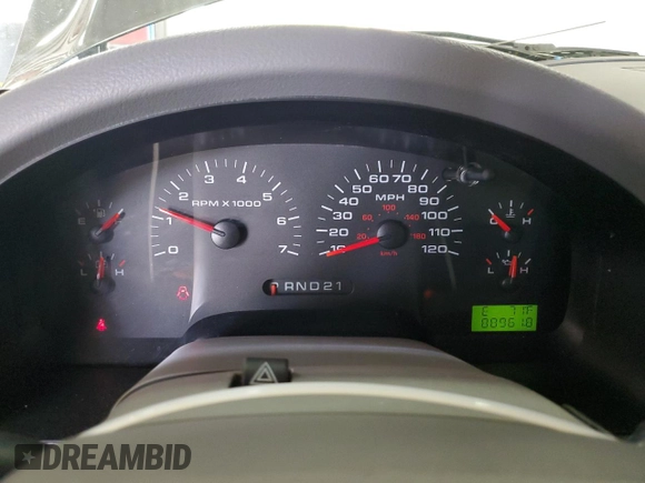 2004 Ford F-150 STX with VIN 1FTRX12W04NB57157, listed as a Copart auction lot 56952615 with 88,961 mi miles and Salvage title. Bid and sale history available at DreamBid. Image 9.