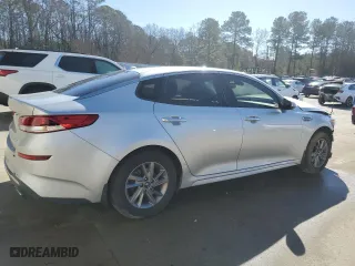 2020 Kia Optima LX with VIN 5XXGT4L34LG437182, listed as a Copart auction lot 43595305 with 92,420 mi miles and Salvage Title. Bid and sale history available at carsss.com. Image 3.