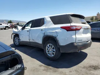 2018 Chevrolet Traverse LS with VIN 1GNERFKW3JJ256247, listed as a Copart auction lot 66108344 with 0 mi miles and Salvage Title. Bid and sale history available at carsss.com. Image 2.