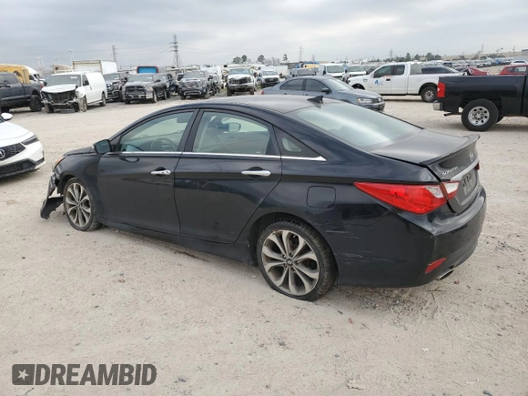 2014 Hyundai Sonata SE with VIN 5NPEC4AC8EH816221, listed as a Copart auction lot 44825285 with 128,043 mi miles and Salvage Title. Bid and sale history available at DreamBid. Image 2.