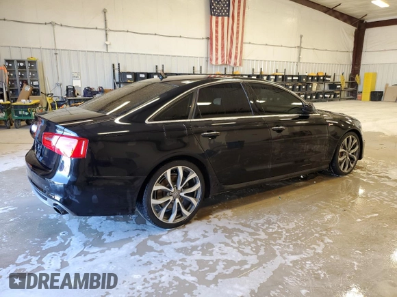 2015 Audi A6 3.0T Prestige with VIN WAUHGAFC4FN016846, listed as a Copart auction lot 46634795 with 121,347 mi miles and Clean Title. Bid and sale history available at carsss.com. Image 3.