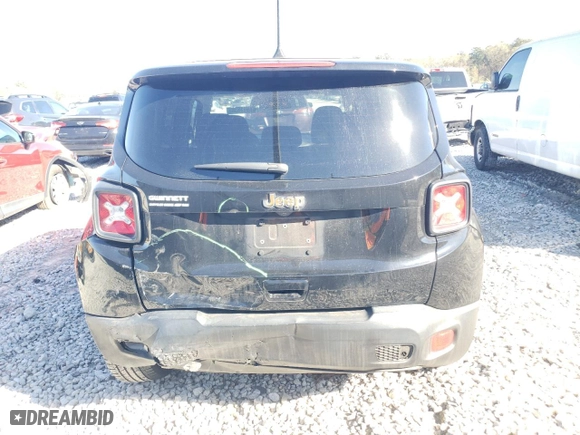 2021 Jeep Renegade Sport with VIN ZACNJCAB5MPM34688, listed as a Copart auction lot 81501634 with NaN miles and Salvage Title. Bid and sale history available at carsss.com. Image 6.