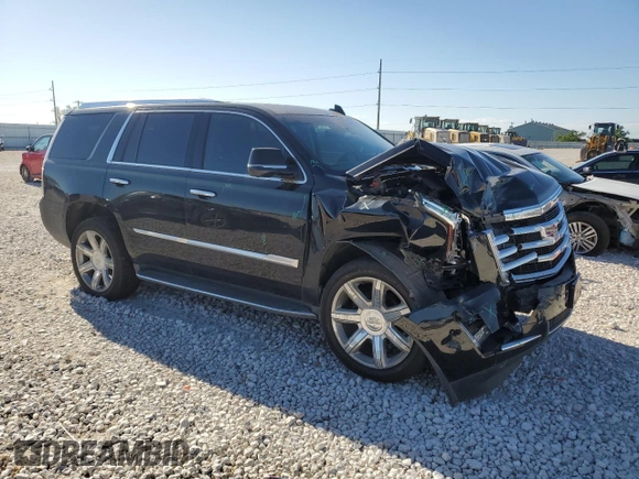 2019 Cadillac Escalade Luxury z VIN 1GYS4BKJXKR389513, wystawiony jako Copart lot #53869495 z przebiegiem 98 892 mil mil oraz Szkoda całkowita • Salvage title. Historia ofert i sprzedaży dostępna na DreamBid. Obrazek 4.