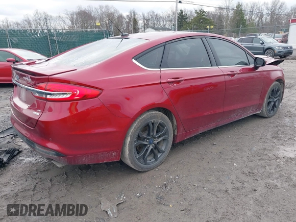 2018 Ford Fusion SE with VIN 3FA6P0HD8JR256214, listed as a IAAI auction lot 41147325 with 71,038 mi miles and . Bid and sale history available at DreamBid. Image 4.