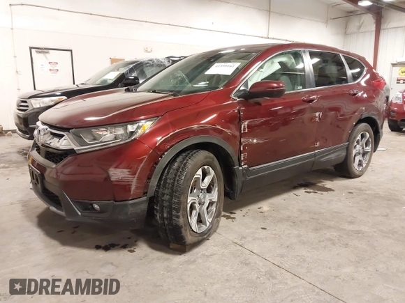 2019 Honda CR-V EX with VIN 5J6RW2H55KL021343, listed as a IAAI auction lot 41599161 with 75,727 mi miles. Bid and sale history available at carsss.com. Image 20.