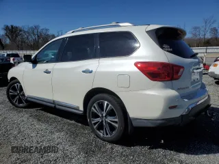 2017 Nissan Pathfinder SL with VIN 5N1DR2MM6HC633480, listed as a Copart auction lot 46494235 with 82,518 mi miles and Salvage Title. Bid and sale history available at carsss.com. Image 2.