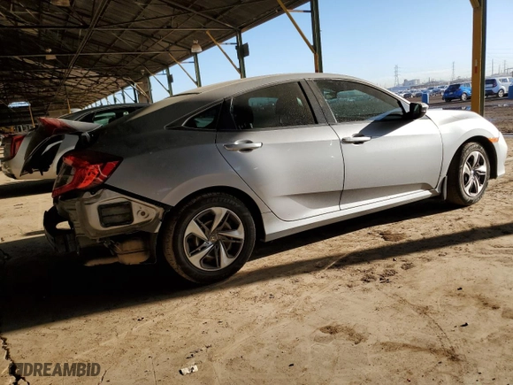 2019 Honda Civic Sedan LX with VIN 19XFC2F65KE042215, listed as a Copart auction lot 48461255 with 240,061 mi miles and Salvage Title. Bid and sale history available at carsss.com. Image 3.