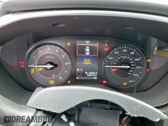 2020 Subaru Impreza Premium with VIN 4S3GKAV66L3602268, listed as a Copart auction lot 60673705 with 39,970 mi miles and Salvage title. Bid and sale history available at DreamBid. Image 9.