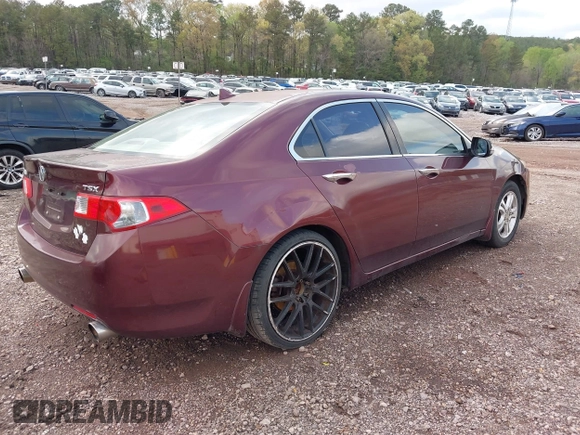 2009 Acura TSX with VIN JH4CU26699C033839, listed as a IAAI auction lot 41911985 with 163,987 mi miles. Bid and sale history available at carsss.com. Image 4.