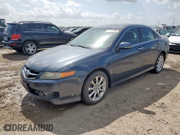2006 Acura TSX with VIN JH4CL96806C008949, listed as a Copart auction lot 61415395 with 235,249 mi miles and Salvage title. Bid and sale history available at DreamBid. Image 1.