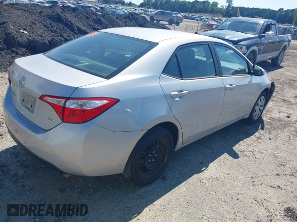 2016 Toyota Corolla L with VIN 2T1BURHE3GC650961, listed as a IAAI auction lot 42212132 with 146,656 mi miles and . Bid and sale history available at DreamBid. Image 4.