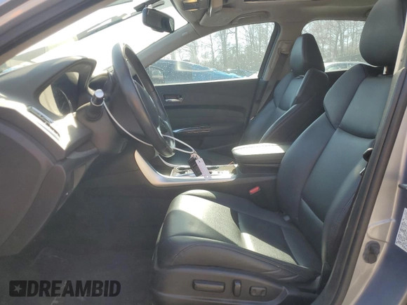 2015 Acura TLX V6 with VIN 19UUB2F32FA017038, listed as a Copart auction lot 48926725 with 182,164 mi miles and Salvage Title. Bid and sale history available at carsss.com. Image 7.