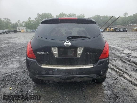 2006 Nissan Murano SL z VIN JN8AZ08W86W524476, wystawiony jako Copart lot #60346525 z przebiegiem 139 970 mil mil oraz Czysty tytuł • Clean title. Historia ofert i sprzedaży dostępna na DreamBid. Obrazek 6.