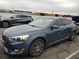 2015 Kia Cadenza Premium with VIN KNALN4D74F5172585, listed as a Copart auction lot 81832094 with 108,888 mi miles and Salvage Title. Bid and sale history available at carsss.com. Image 1.