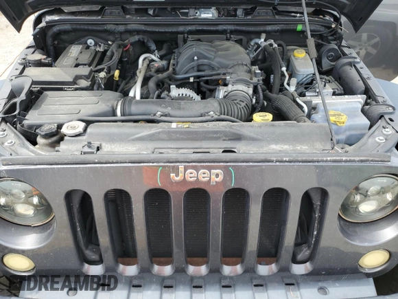 2018 Jeep Wrangler Sport S with VIN 1C4AJWAG7JL916447, listed as a Copart auction lot 55484475 with 55,136 mi miles and Salvage title. Bid and sale history available at DreamBid. Image 11.