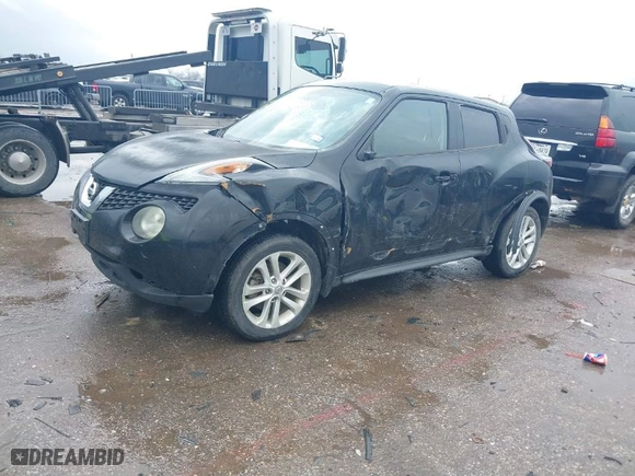 2016 Nissan Juke S with VIN JN8AF5MRXGT607352, listed as a IAAI auction lot 41454292 with 66,345 mi miles. Bid and sale history available at carsss.com. Image 2.