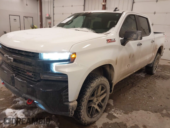 2021 Chevrolet Silverado 1500 LT Trail Boss with VIN 3GCPYFED9MG231471, listed as a IAAI auction lot 41502147 with 74,308 mi miles and . Bid and sale history available at DreamBid. Image 18.
