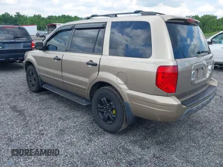 2005 Honda Pilot EX-L z VIN 5FNYF18675B014213, wystawiony jako IAAI lot #42345259 z przebiegiem 244 510 mil mil oraz . Historia ofert i sprzedaży dostępna na DreamBid. Obrazek 3.