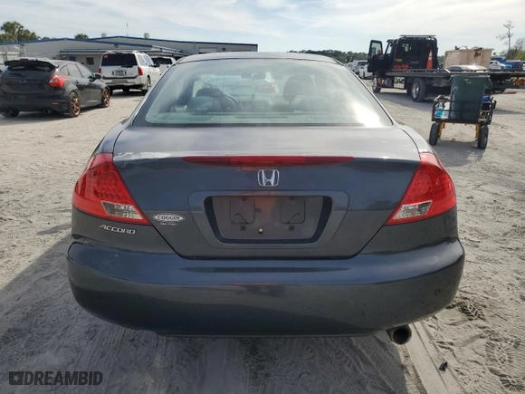 2007 Honda Accord Cpe LX with VIN 1HGCM72397A007018, listed as a Copart auction lot 43021415 with 165,883 mi miles and Non Repairable. Bid and sale history available at carsss.com. Image 6.