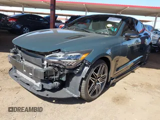 2022 Kia Stinger GT1 with VIN KNAE45LC3N6115626, listed as a IAAI auction lot 41757758 with 22,647 mi miles and . Bid and sale history available at DreamBid. Image 22.