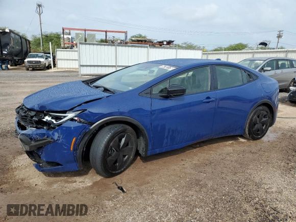2024 Toyota Prius LE with VIN JTDACAAU4R3045263, listed as a Copart auction lot 54783175 with 2,454 mi miles and Clean Title. Bid and sale history available at carsss.com. Image 1.