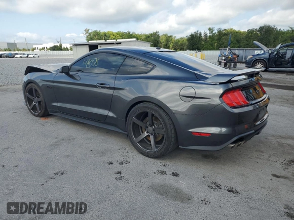 2019 Ford Mustang GT with VIN 1FA6P8CF3K5142116, listed as a Copart auction lot 55519545 with 48,058 mi miles and Salvage title. Bid and sale history available at DreamBid. Image 2.