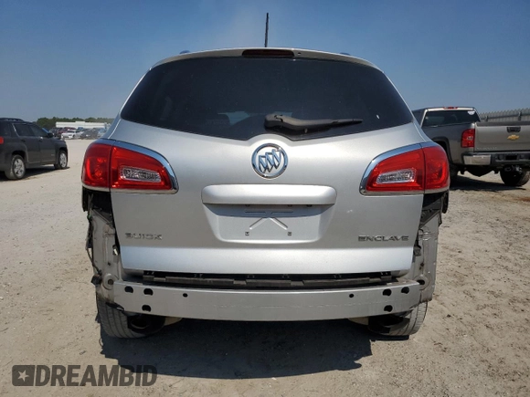 2014 Buick Enclave Leather with VIN 5GAKRBKDXEJ246521, listed as a Copart auction lot 49228345 with 128,728 mi miles and Non Repairable. Bid and sale history available at DreamBid. Image 6.