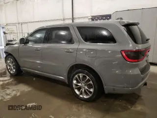 2020 Dodge Durango GT with VIN 1C4RDJDG0LC261429, listed as a Copart auction lot 44947905 with 98,452 mi miles and Salvage title. Bid and sale history available at DreamBid. Image 2.