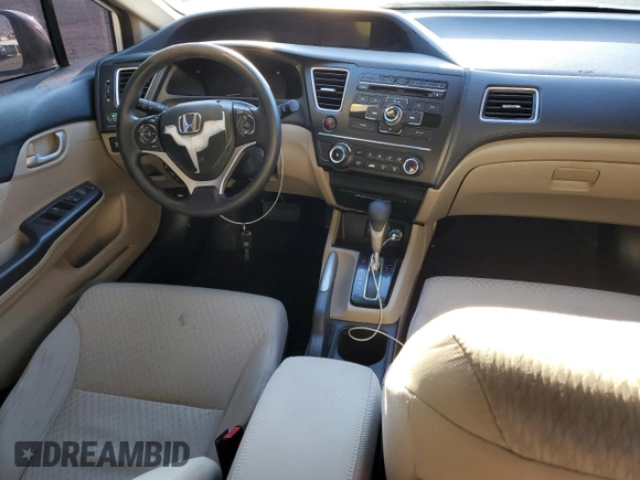 2014 Honda Civic Sedan LX with VIN 19XFB2F56EE263997, listed as a Copart auction lot 48291445 with 123,210 mi miles and Salvage Title. Bid and sale history available at carsss.com. Image 8.