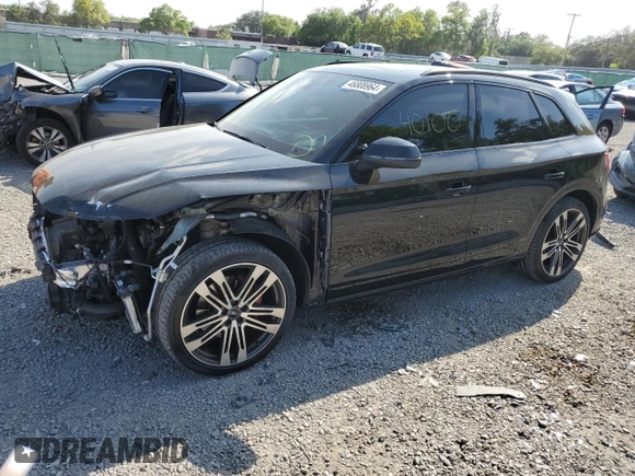 2020 Audi SQ5 Prestige with VIN WA1C4AFY5L2083058, listed as a Copart auction lot 46808964 with 40,100 mi miles and . Bid and sale history available at DreamBid. Image 1.