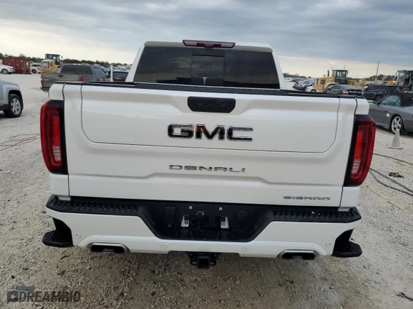 2023 GMC Sierra 1500 Denali Ultimate with VIN 1GTUUHEL8PZ158597, listed as a Copart auction lot 75350714 with 63,803 mi miles and Non Repairable. Bid and sale history available at carsss.com. Image 6.