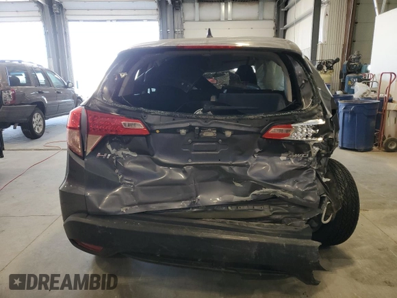 2018 Honda HR-V LX with VIN 3CZRU6H35JG703291, listed as a Copart auction lot 51917495 with 0 mi miles and Salvage Title. Bid and sale history available at carsss.com. Image 6.