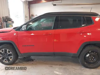 2018 Jeep Compass Trailhawk with VIN 3C4NJDDB4JT169366, listed as a IAAI auction lot 42389456 with 128,980 mi miles and . Bid and sale history available at DreamBid. Image 14.