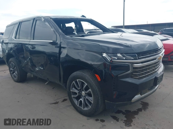 2021 Chevrolet Tahoe LT z VIN 1GNSCNKD5MR282271, wystawiony jako IAAI lot #42705493 z przebiegiem 68 280 mil mil oraz . Historia ofert i sprzedaży dostępna na DreamBid. Obrazek 1.